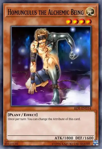 Edison Rulings for Homunculus the Alchemic Being